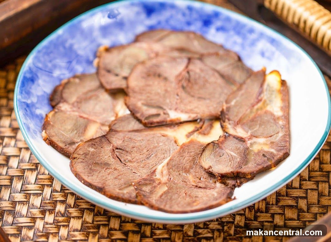 Sliced Meat on Plate