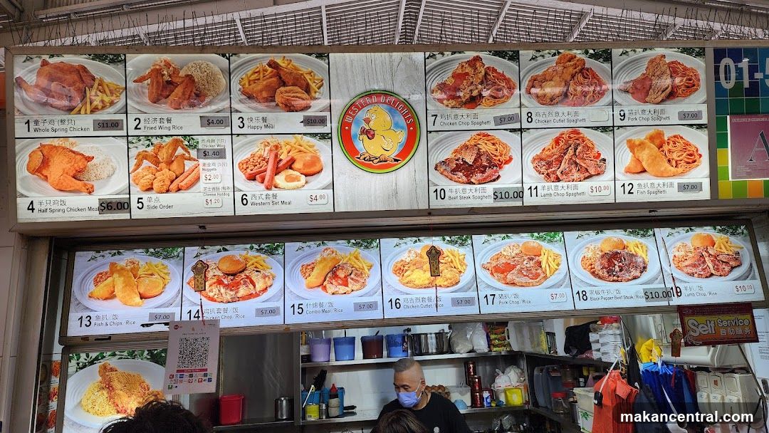 Western Delights Menu Board