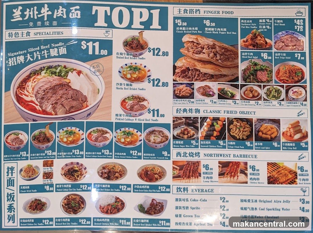TOP1 Menu