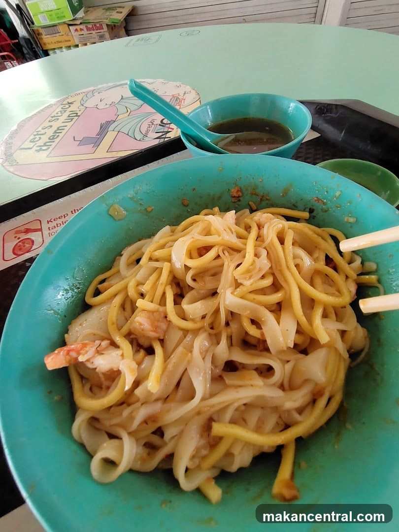 Noodle Dish at Food Stall