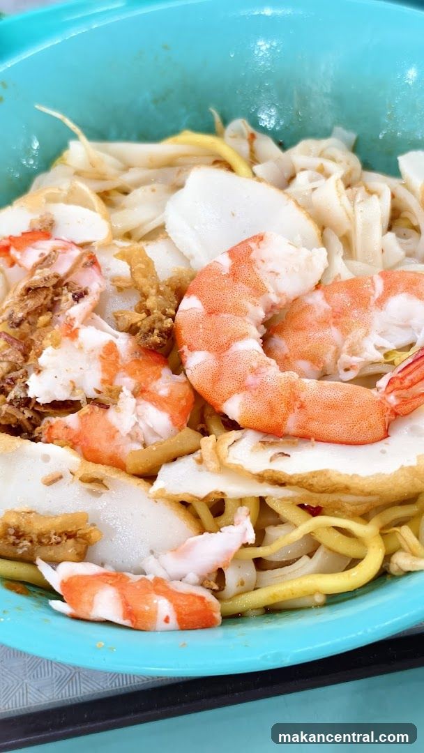 Close-up of noodle dish