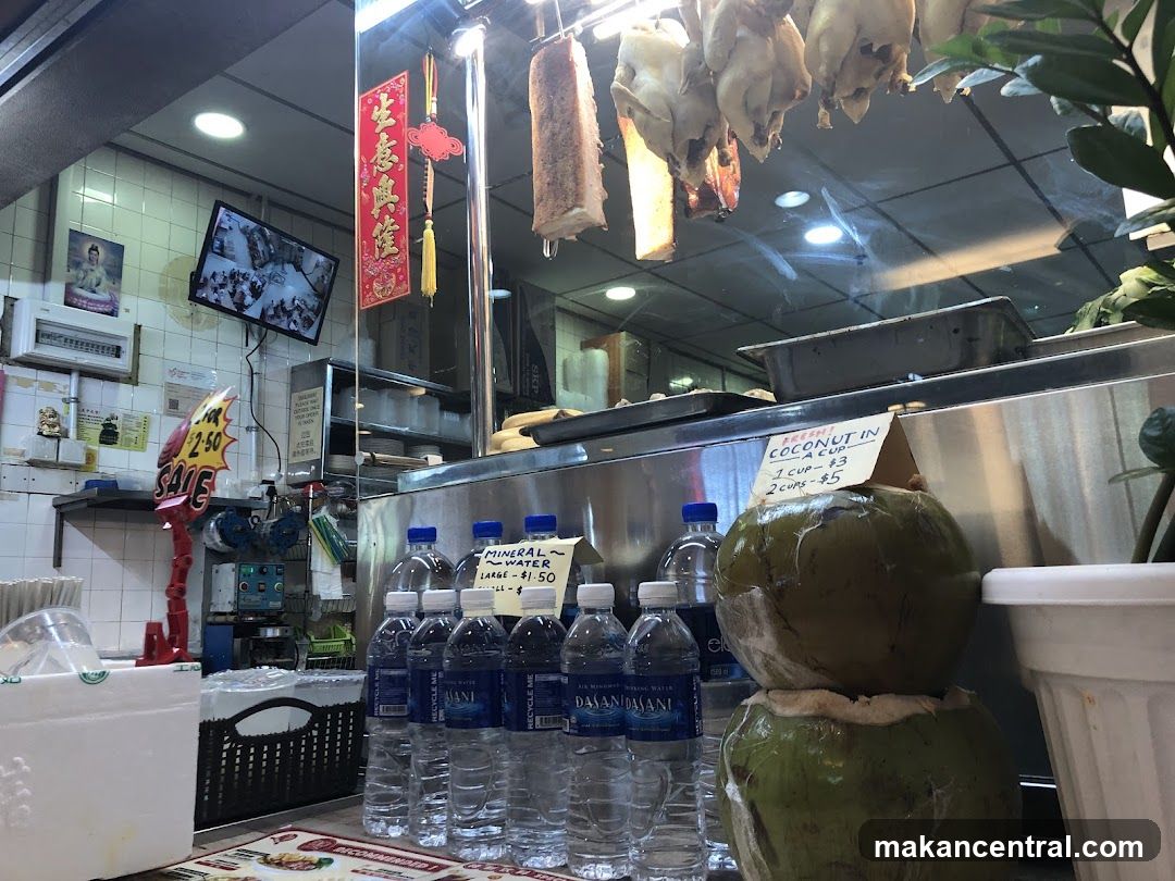 Interior of food stall