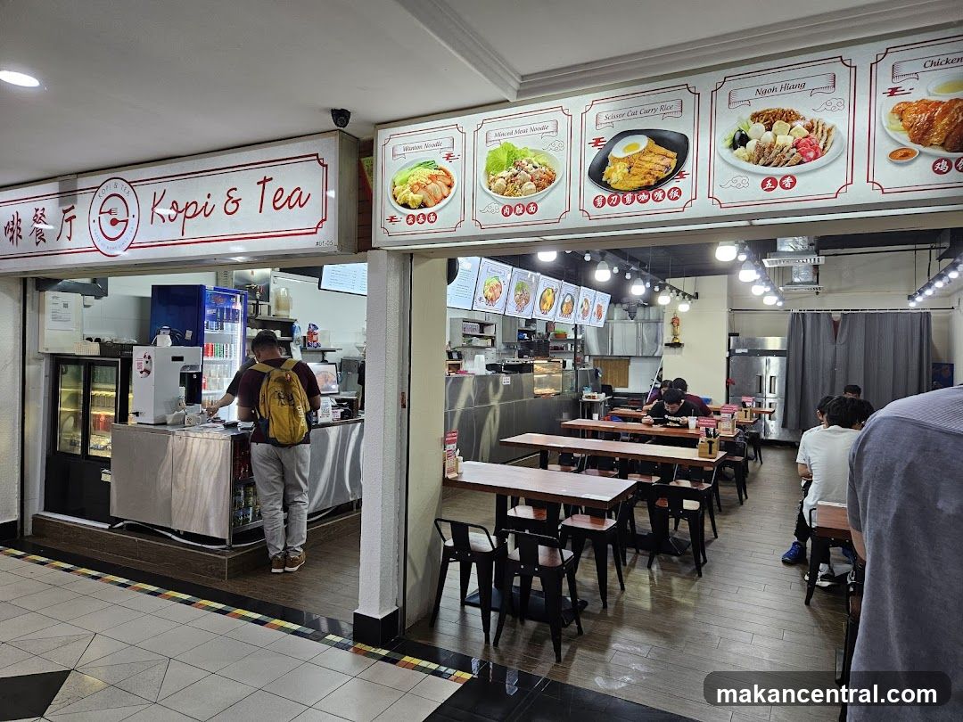 Food court stall interior