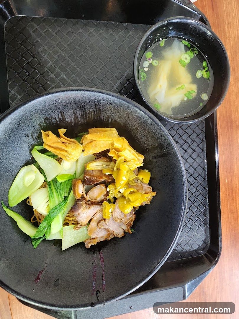 Food served on tray