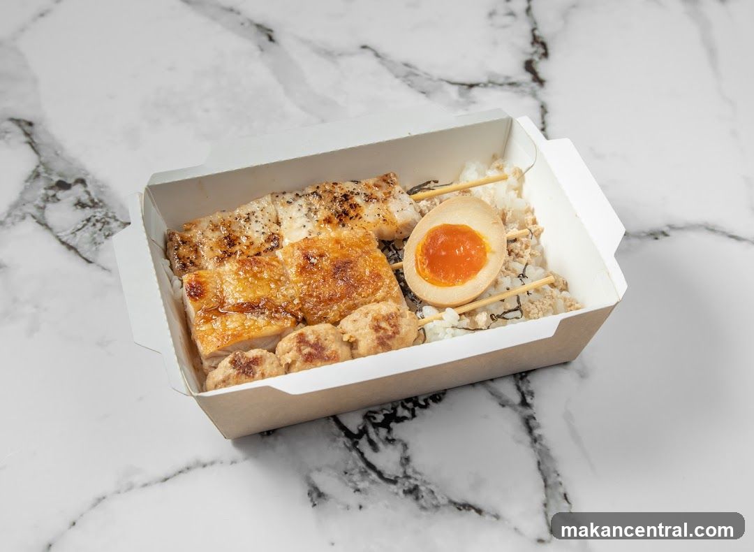 Bento Box on Marble Surface
