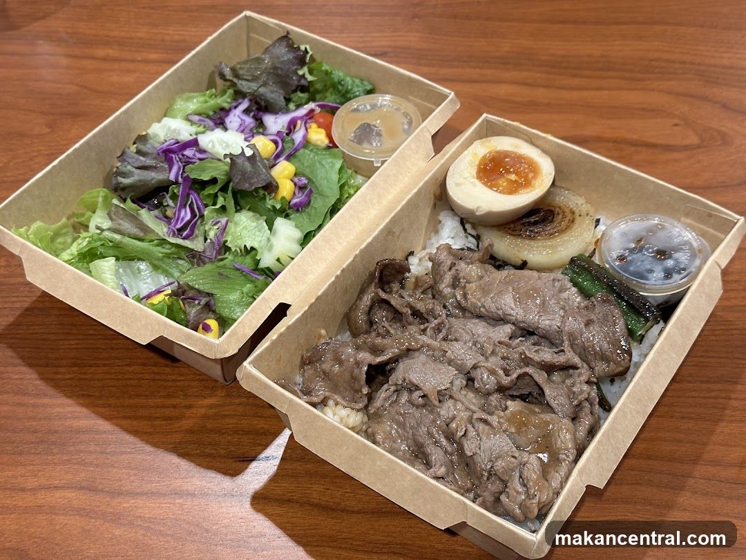 Bento Boxes on Wooden Surface