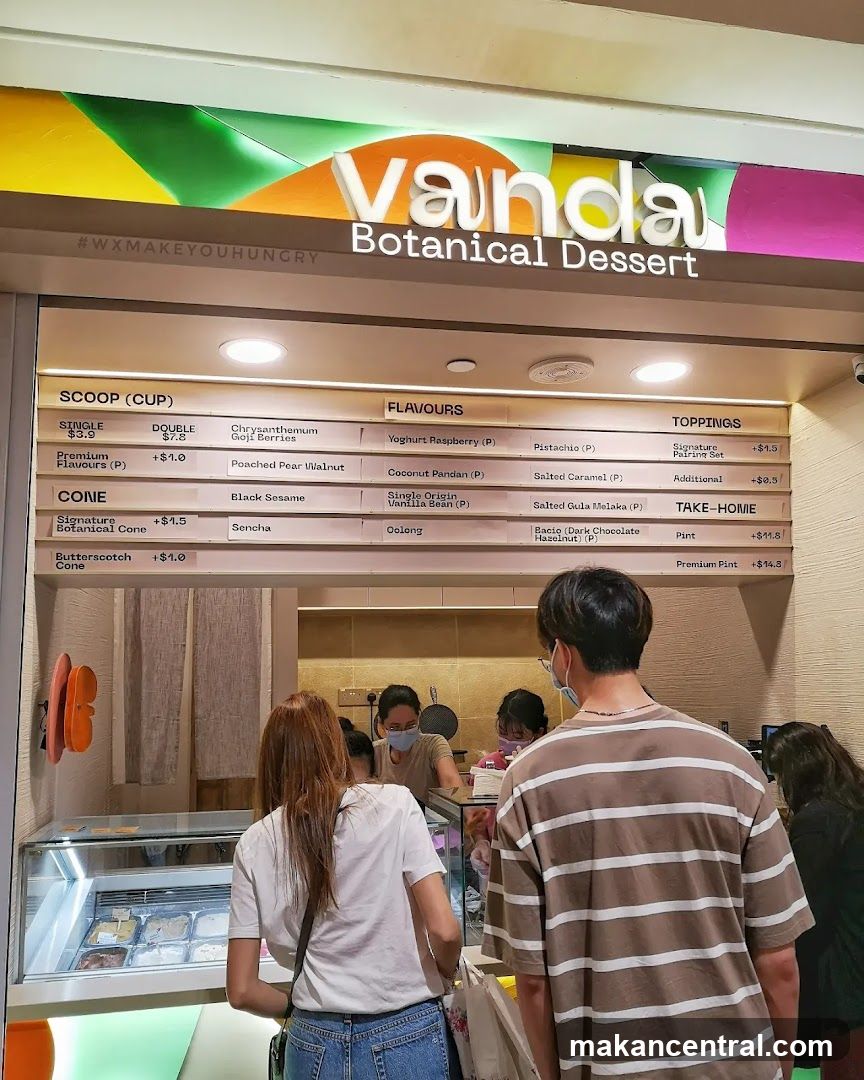 Vanda Botanical Dessert storefront