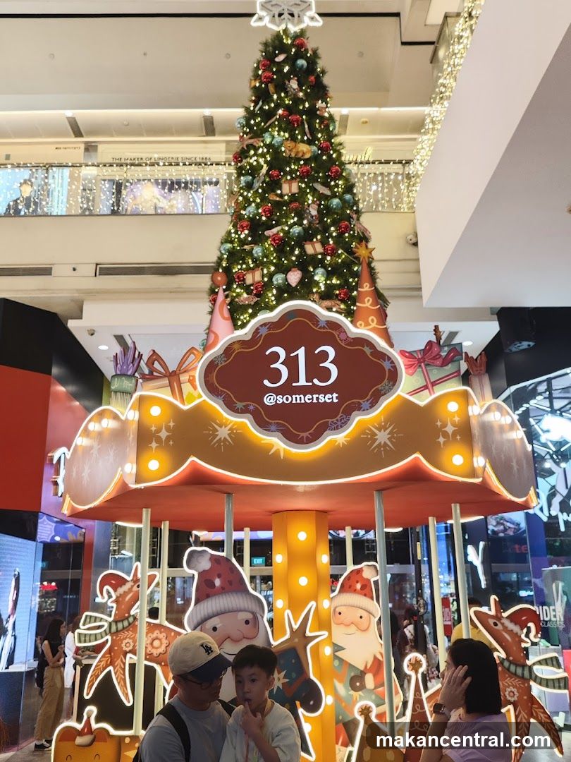 Christmas display in shopping mall
