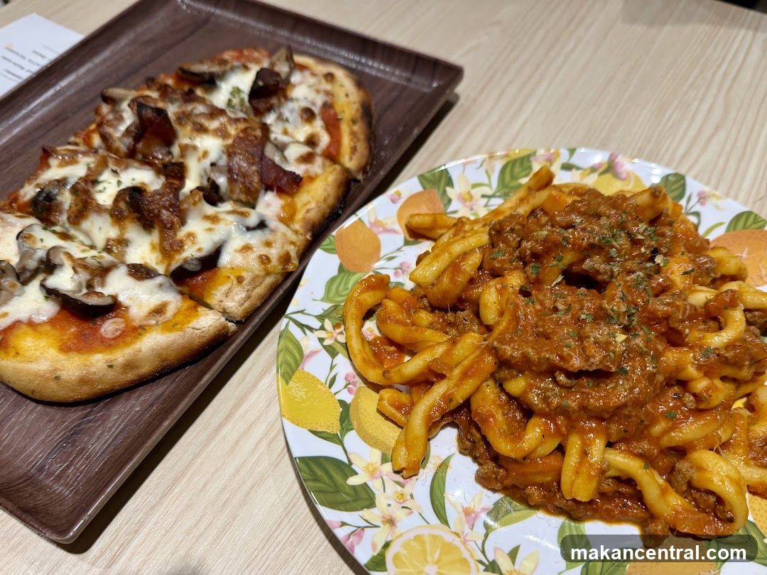 Food Items on Table