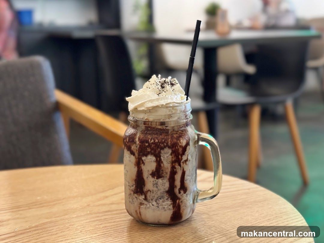 Coffee Drink in Mason Jar