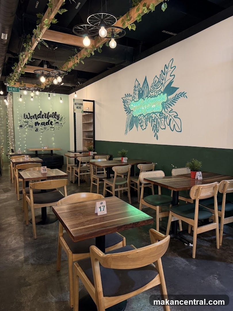 Interior of a café