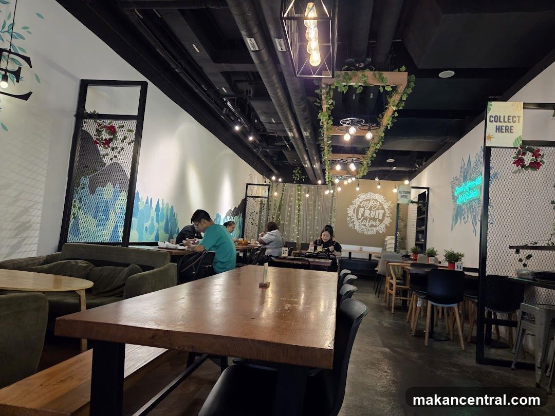 Interior of a café or restaurant
