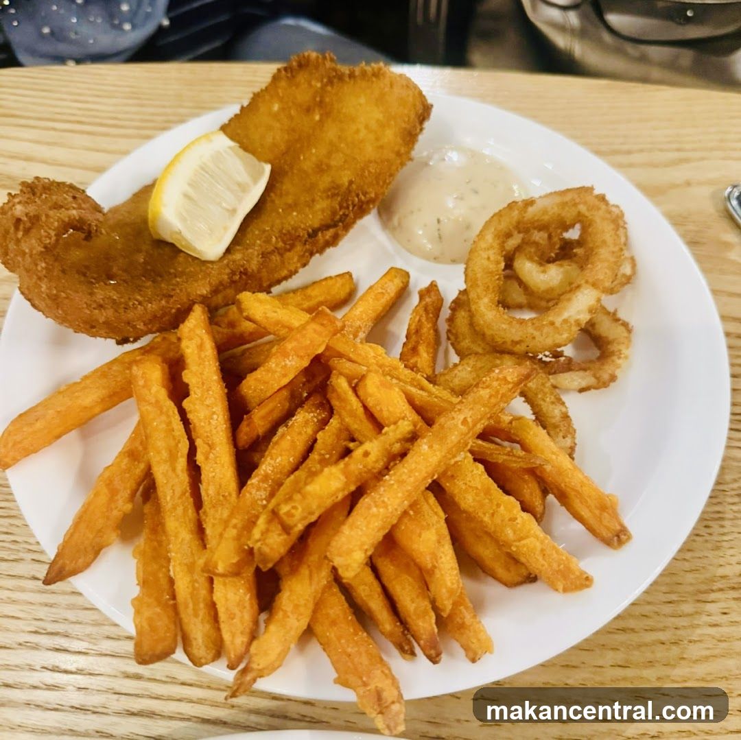 Fish and Chips Plate