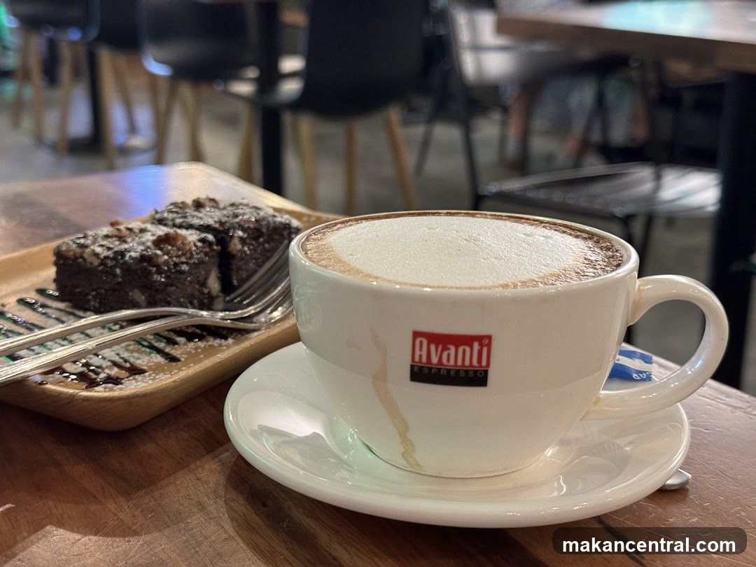 Coffee and Dessert in Café