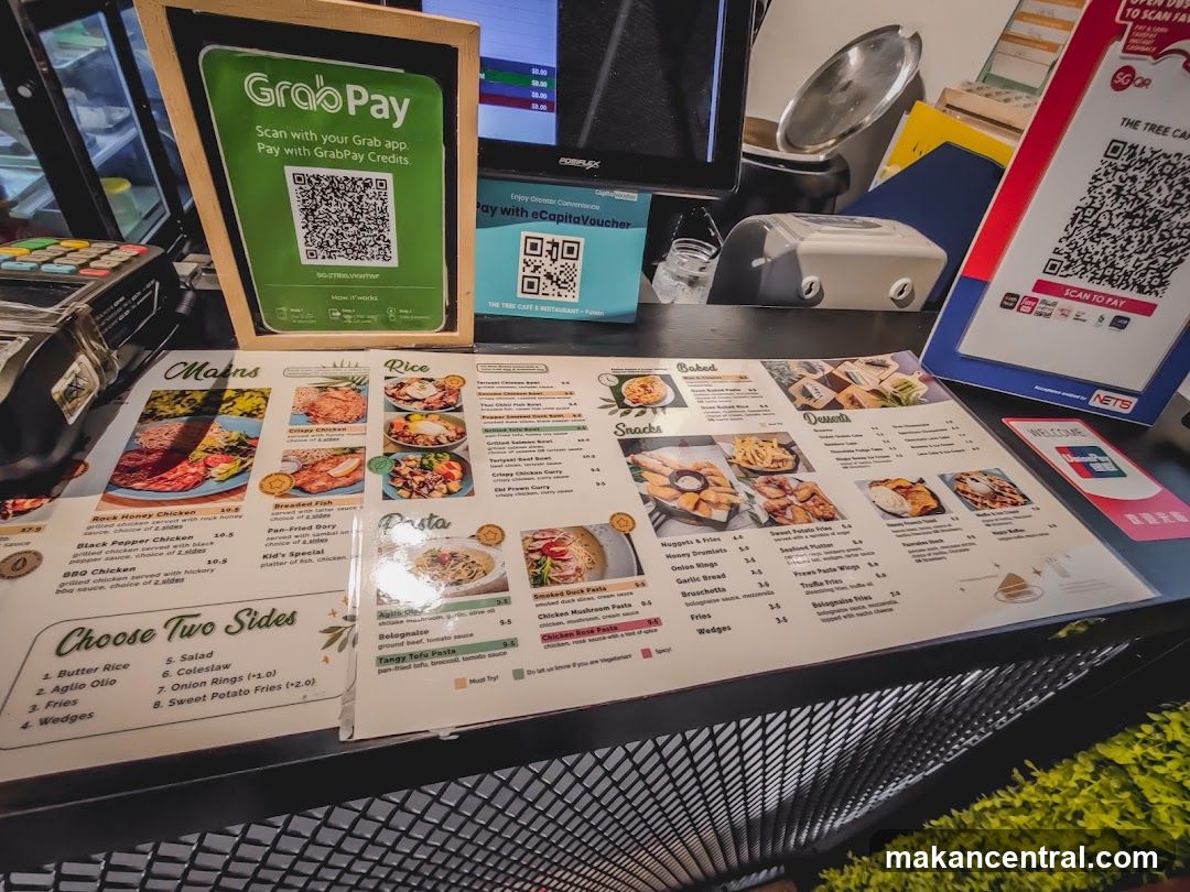 Restaurant Menu Display