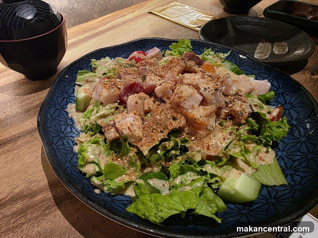 Salad Dish on Wooden Table