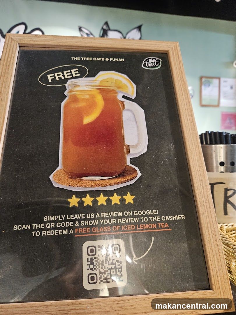 Promotional Poster at The Tree Cafe @ Funan