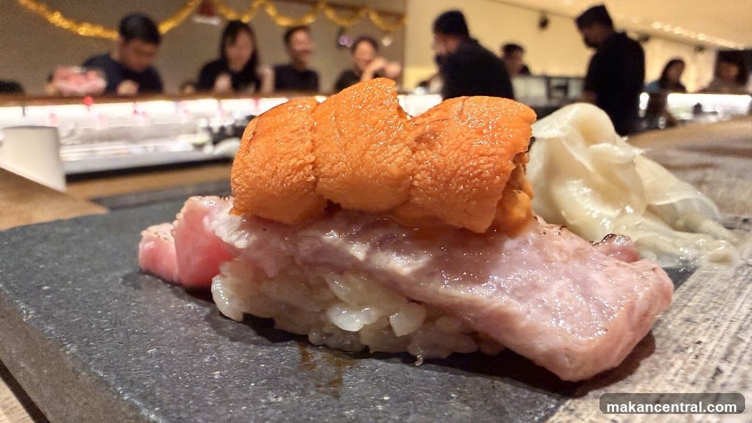 Sushi Dish at Restaurant