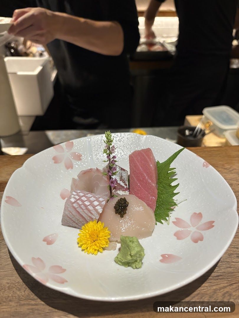 Sushi Plate Presentation