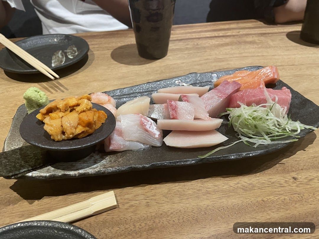 Sushi Platter on Wooden Table