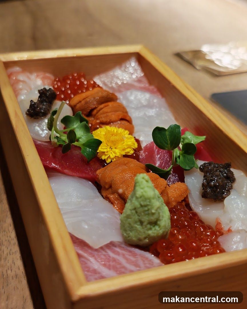 Sushi Platter in Wooden Box