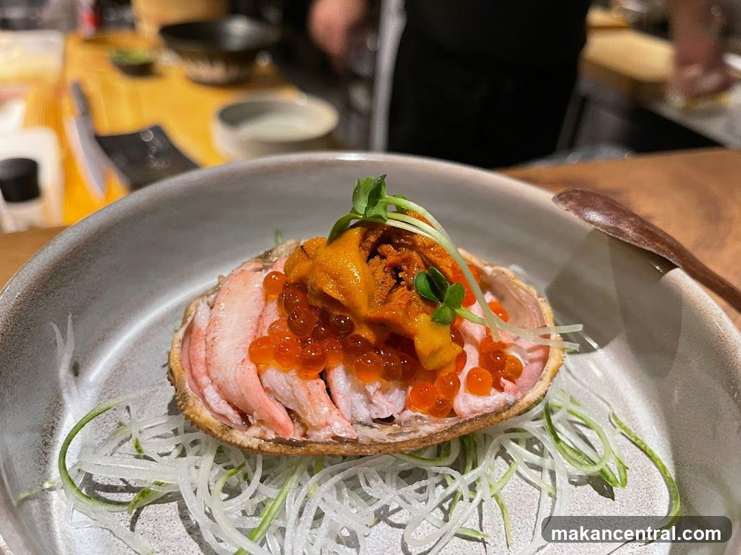 Food Dish in Restaurant Interior