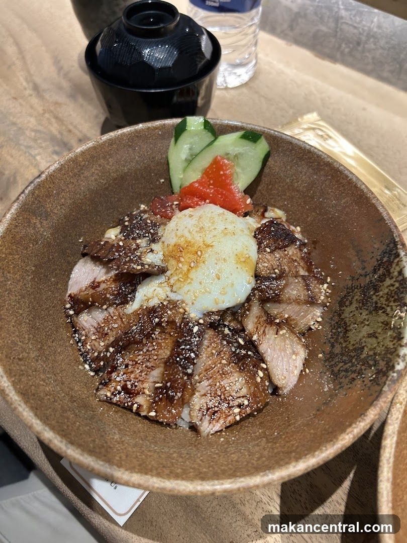 Bowl of Japanese-style rice bowl