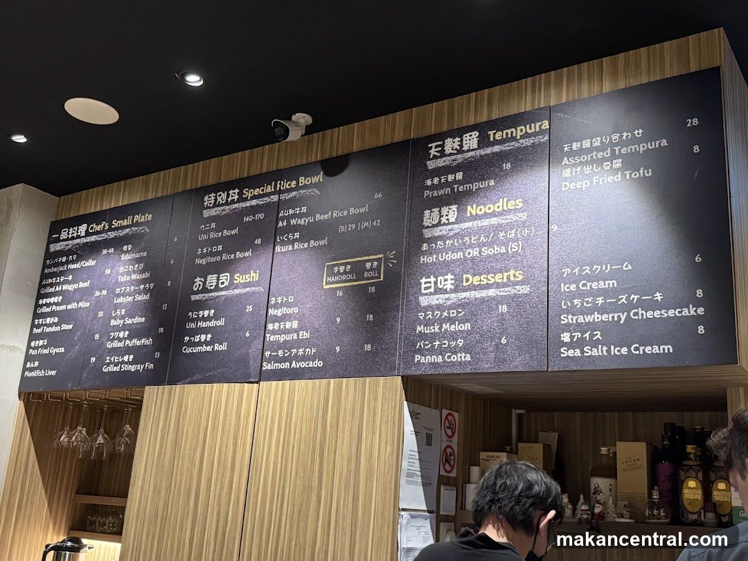 Restaurant Menu Board