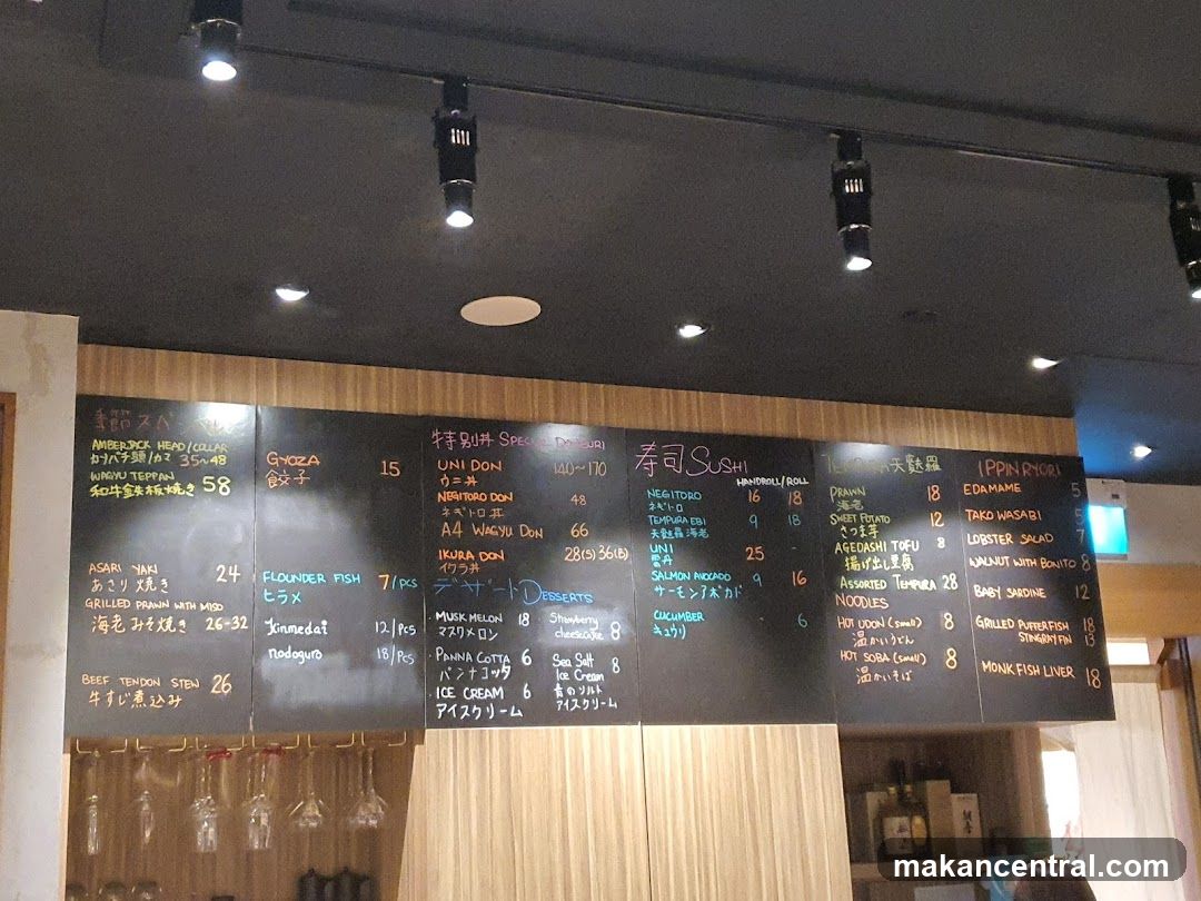 Restaurant Menu Board