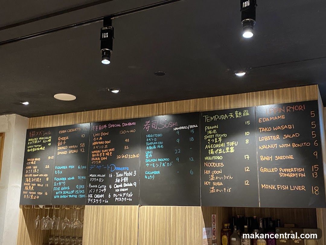 Restaurant Menu Board