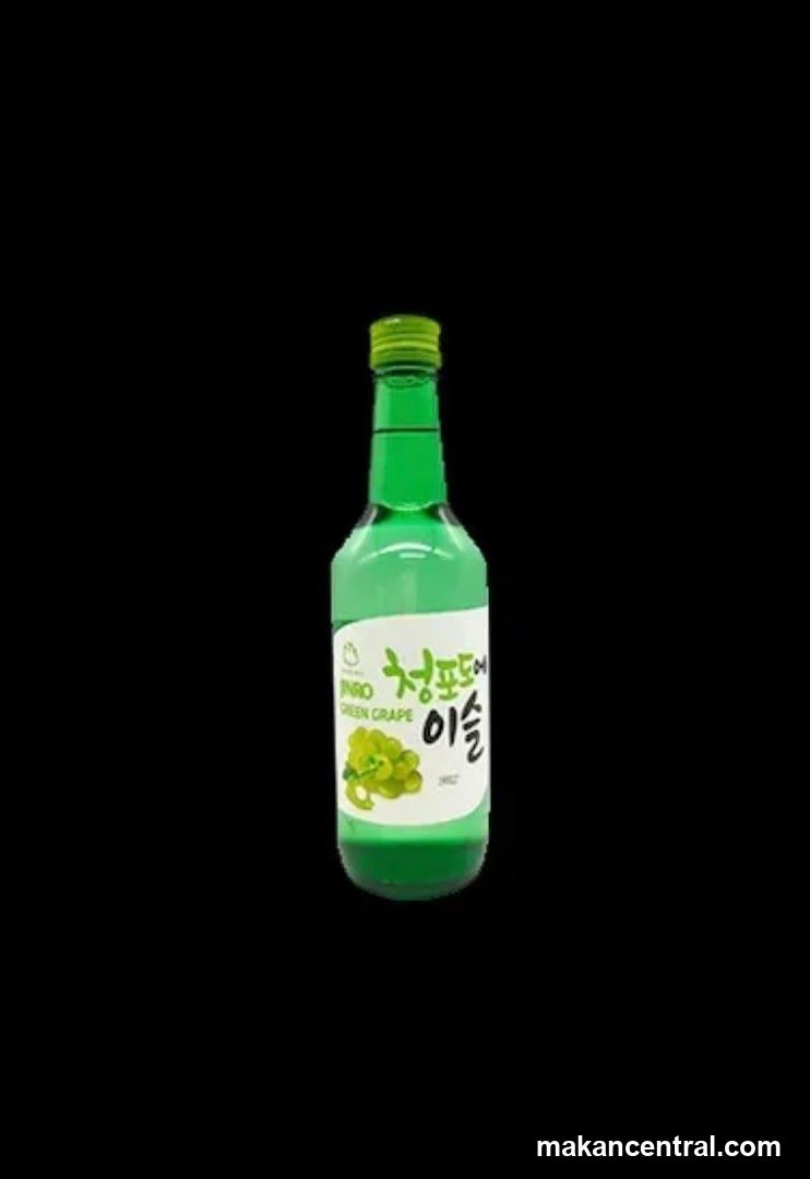 Green Grape Soju Bottle