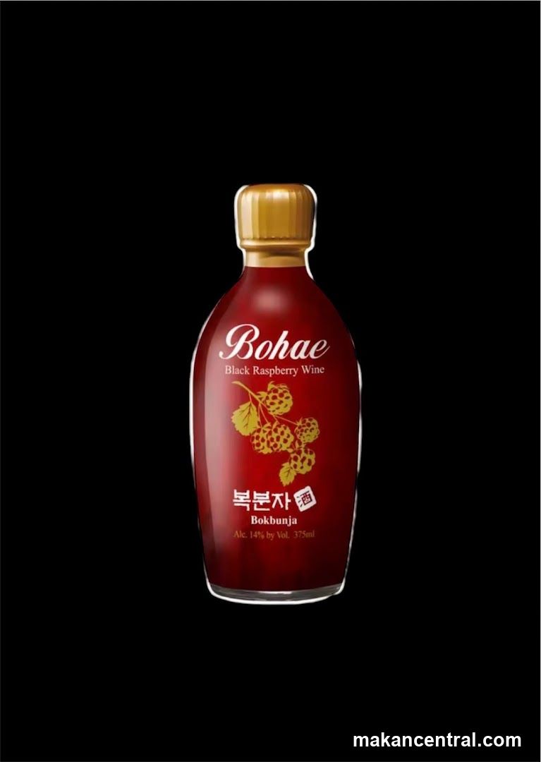 Bokbunja Black Raspberry Wine Bottle