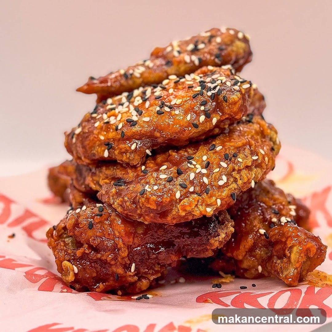 Sesame Glazed Chicken Wings