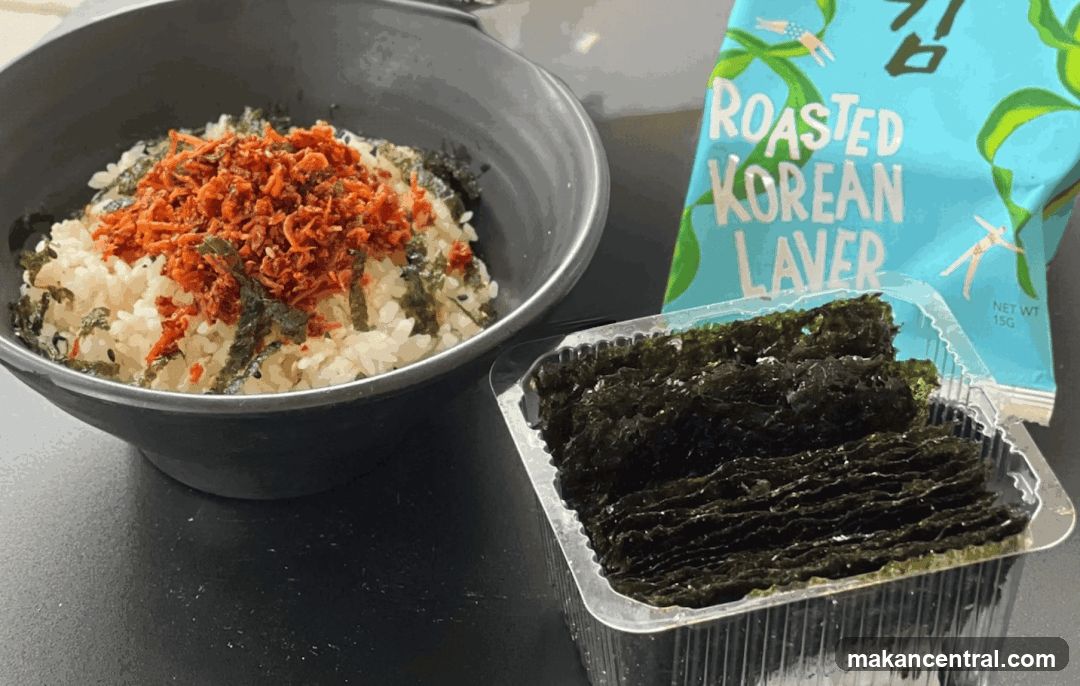 Roasted Korean Laver Product Display