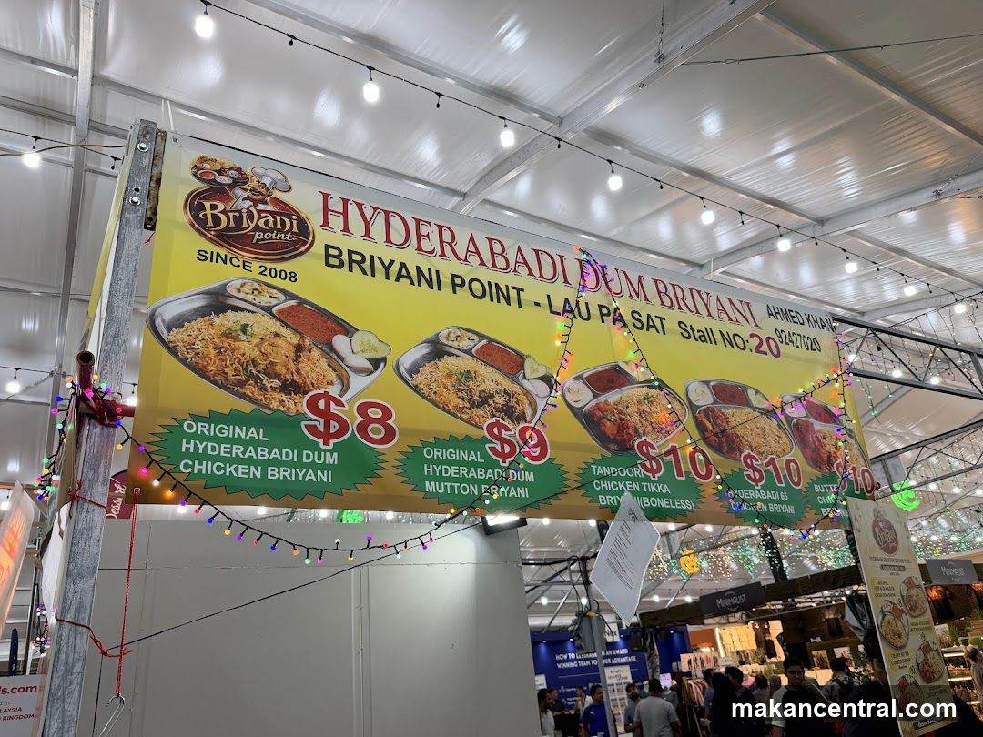 Hyderabadi Dum Briyani Stall Signage