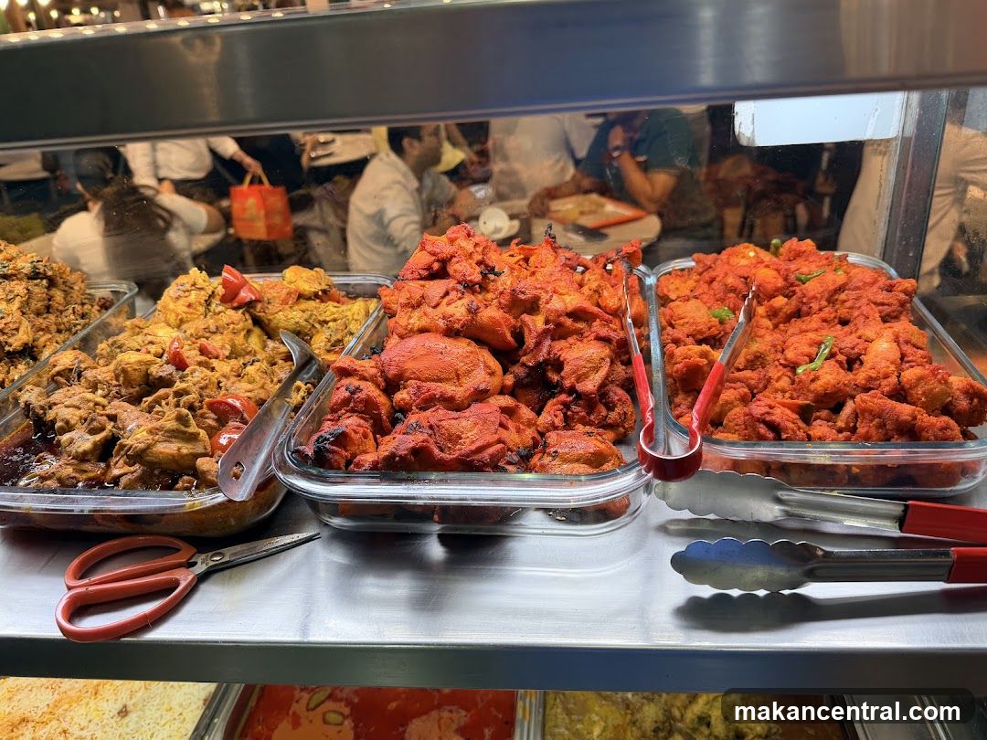 Food display in restaurant