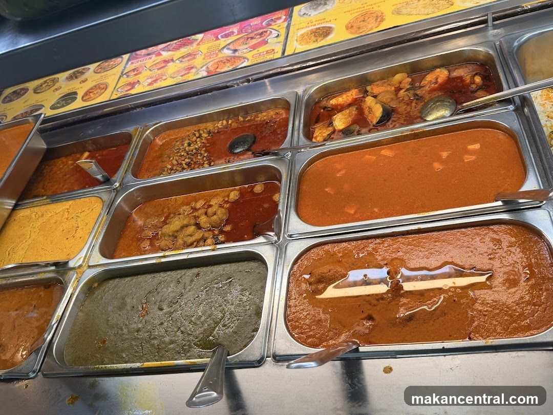 Food display at a restaurant