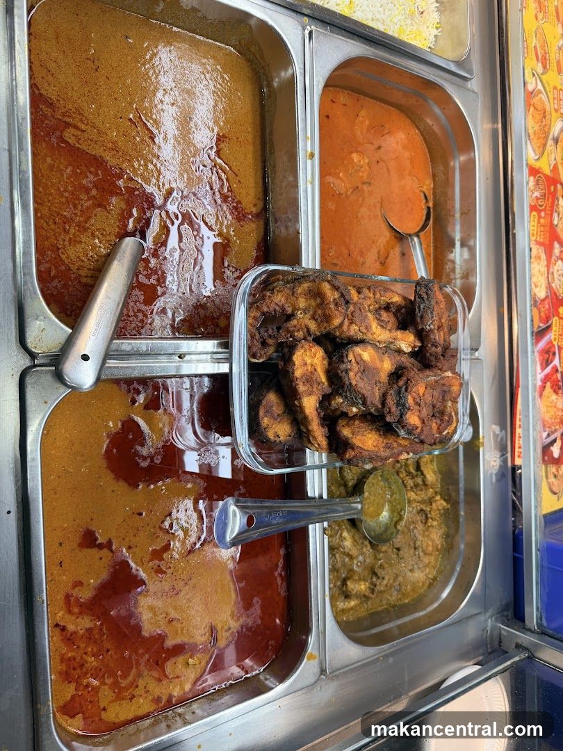 Food Display at Food Stall