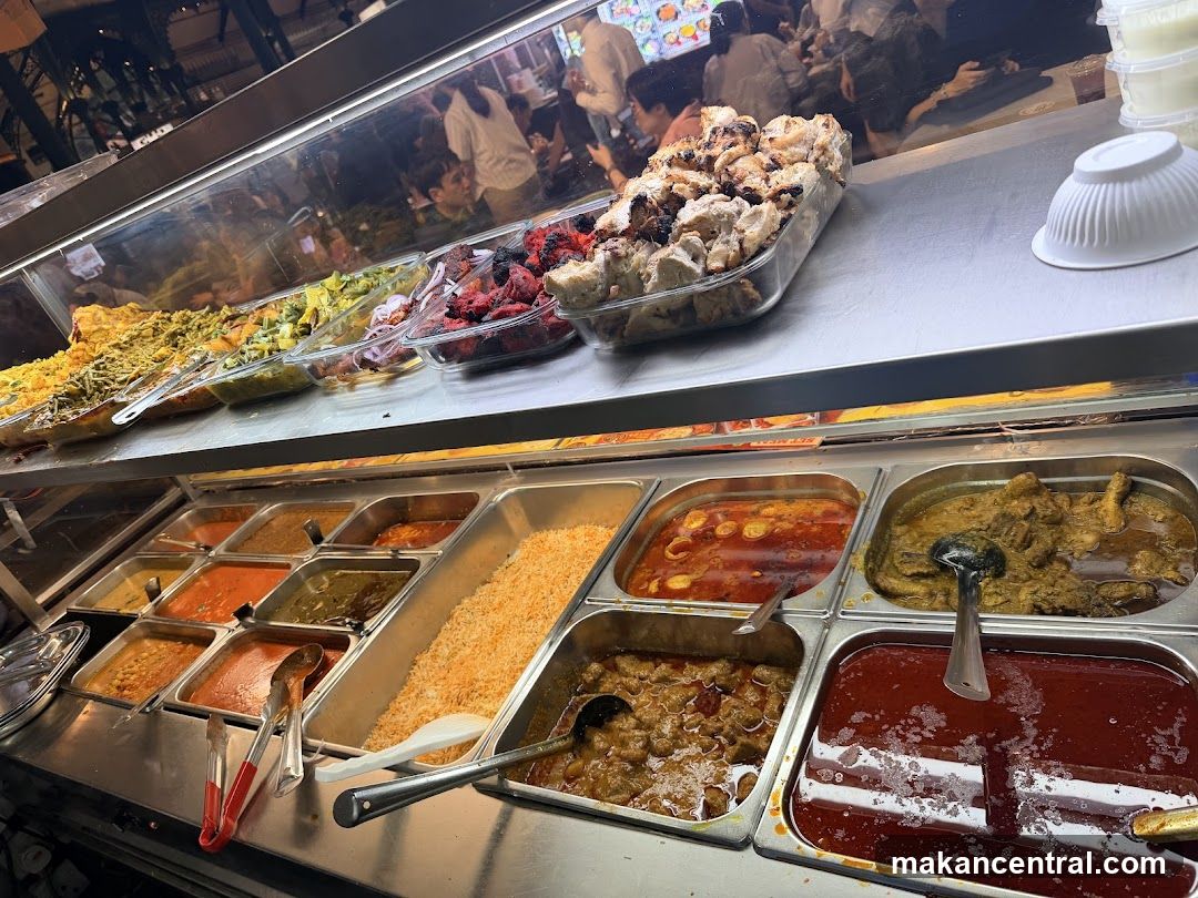 Food stall interior
