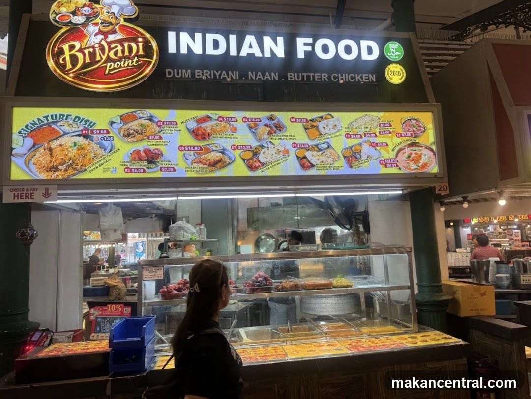 Indian Food Stall at Market