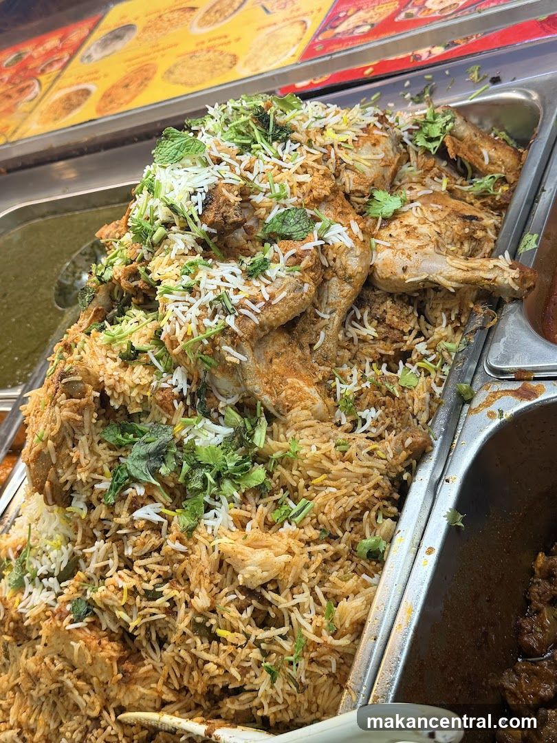 Food Display at Food Stall