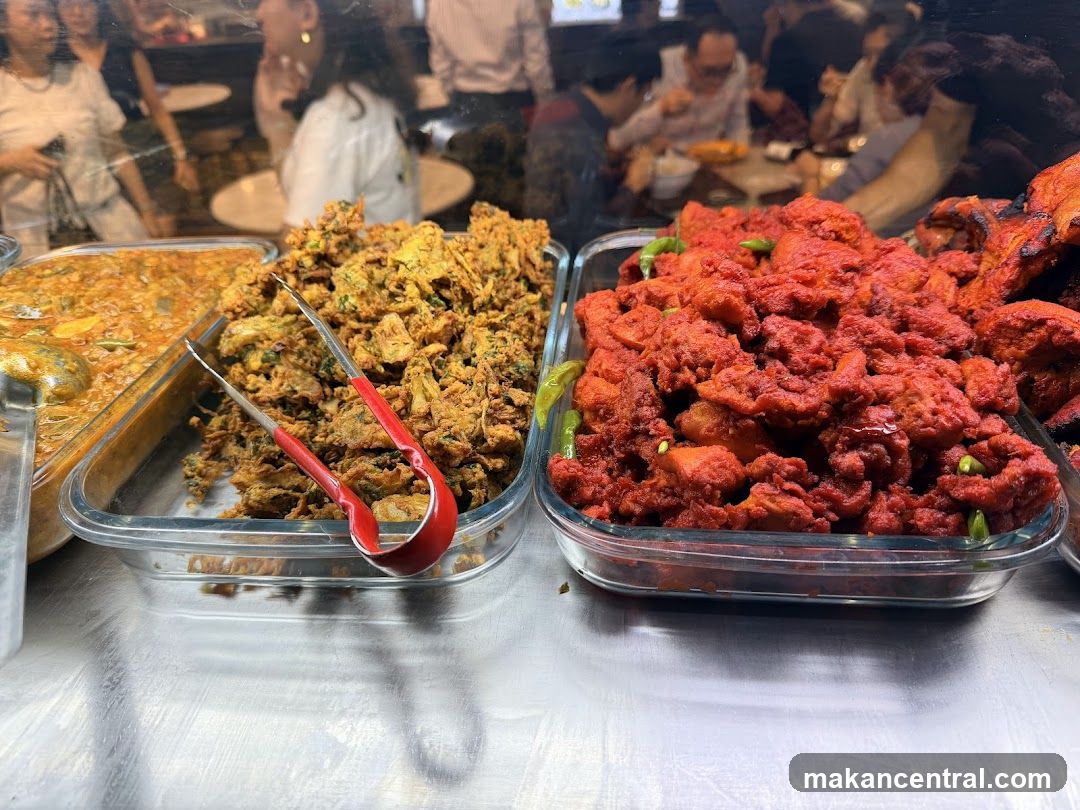 Food display at a restaurant