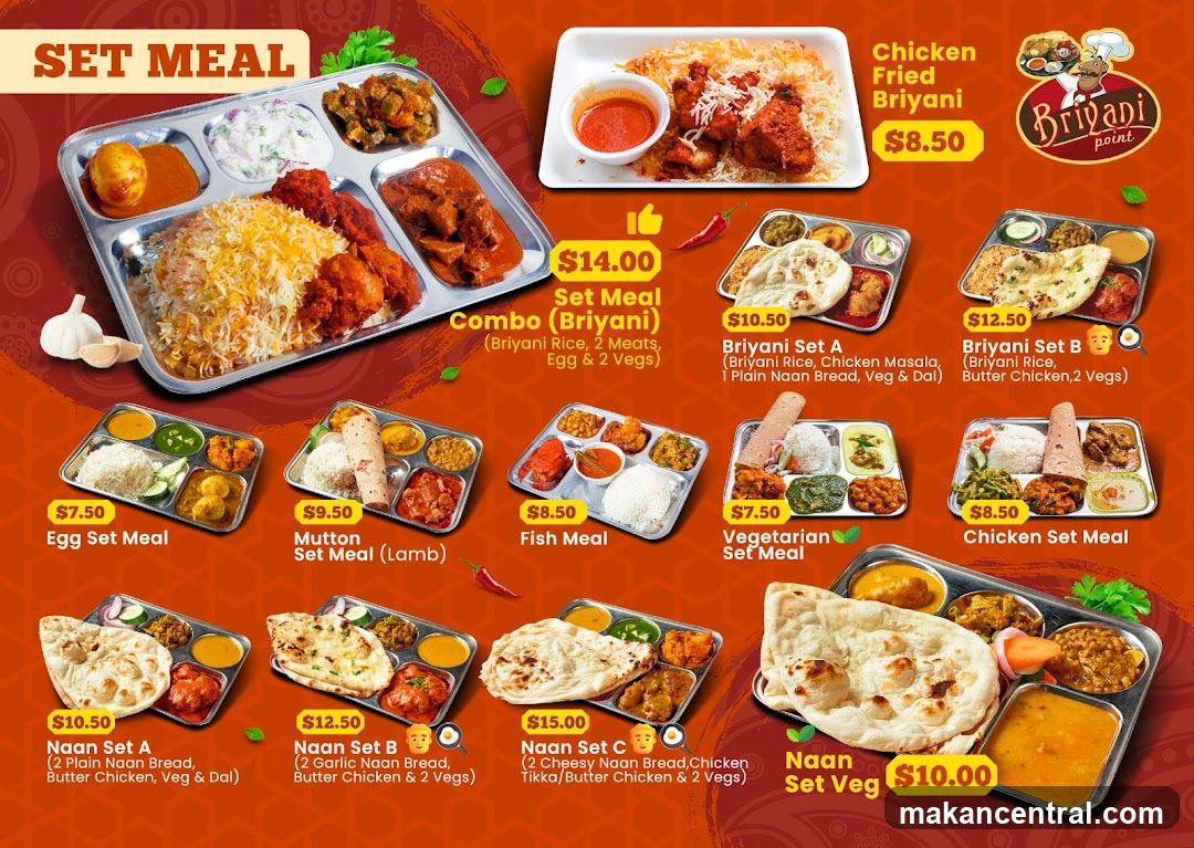 Brivani Point Set Meals
