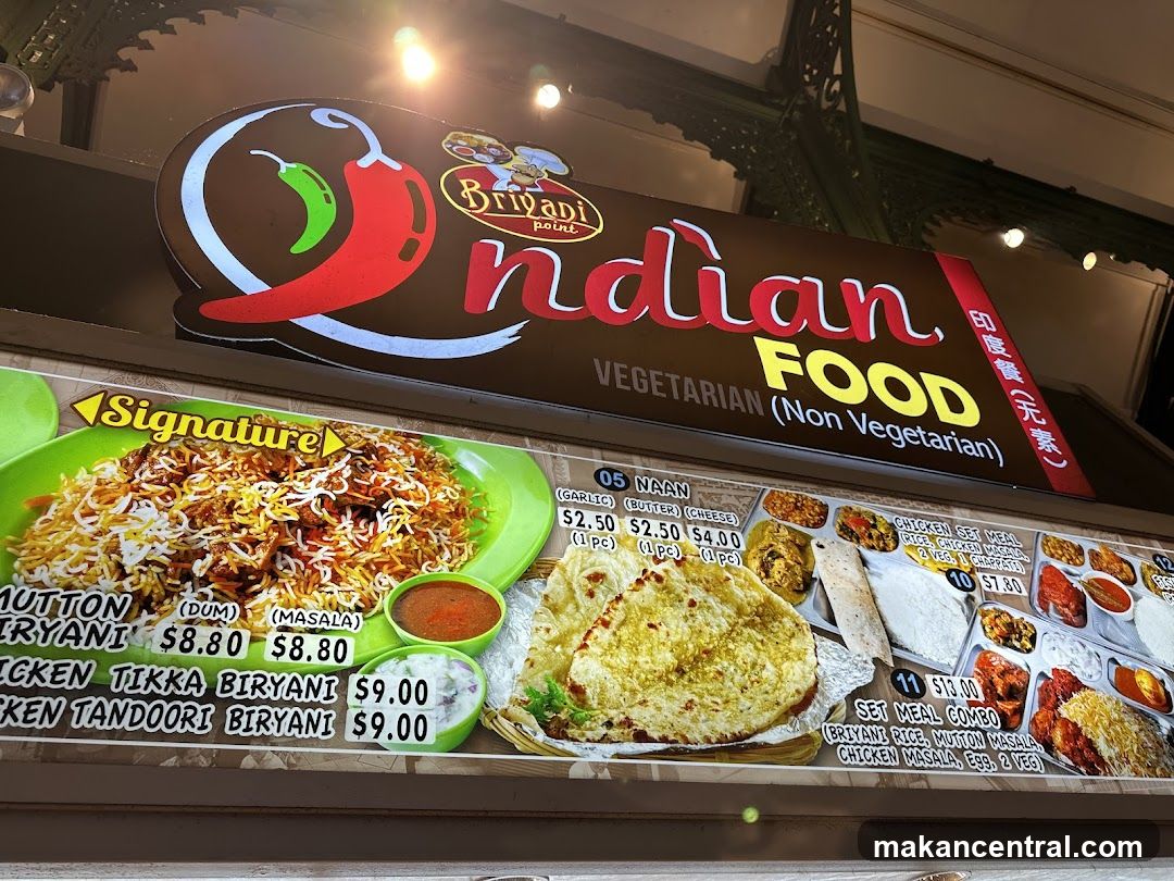 Briyadi Point Indian Food Menu