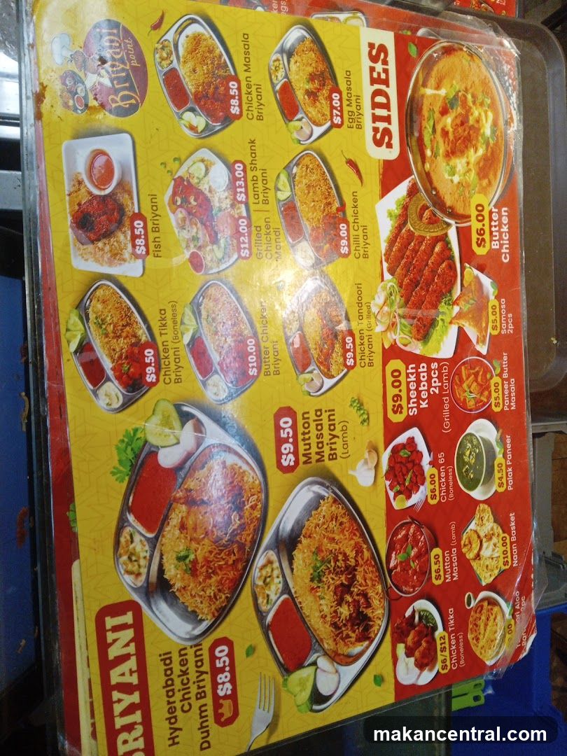 Briyani Point Menu