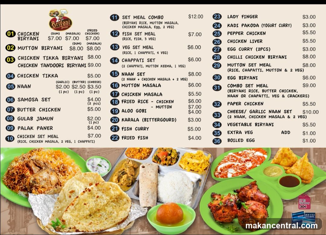 Briyani Batal Menu