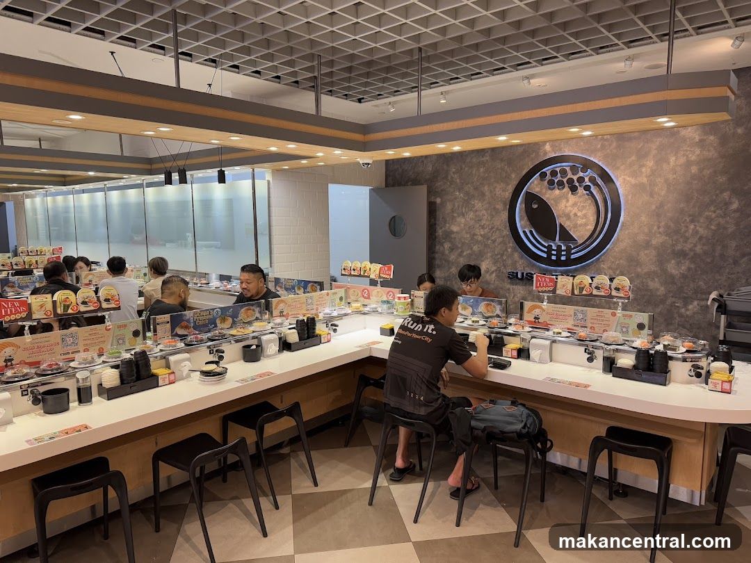Sushi restaurant interior
