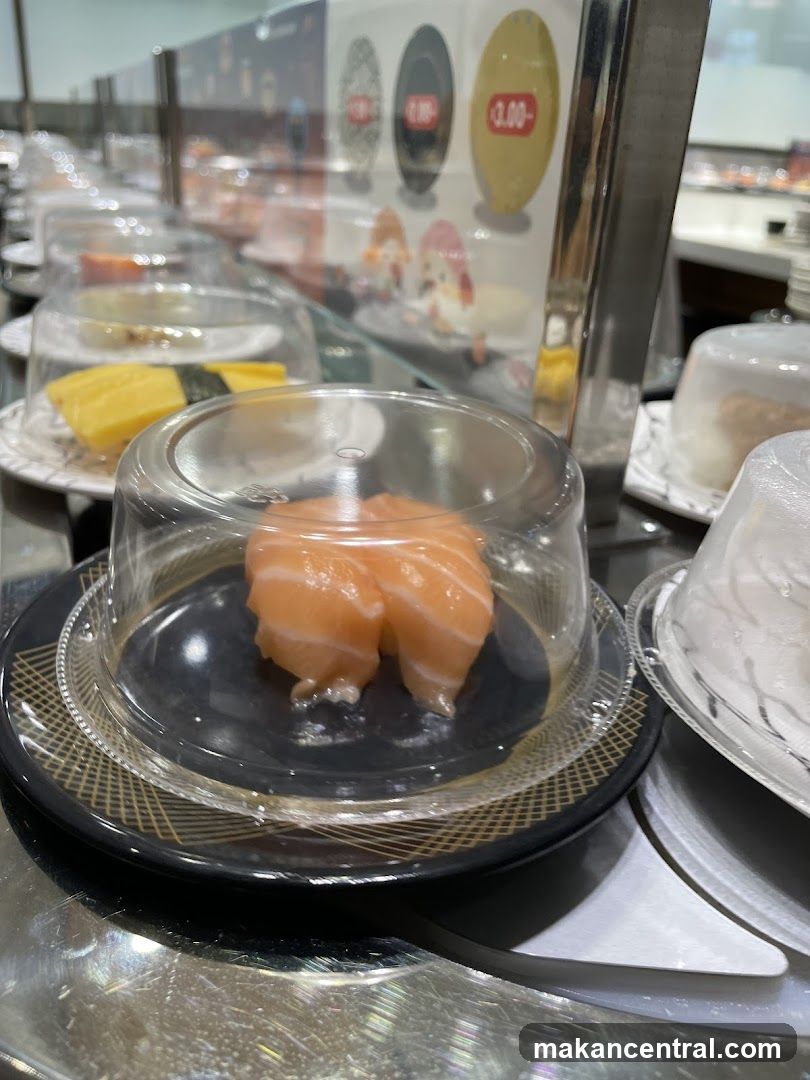 Sushi conveyor belt display