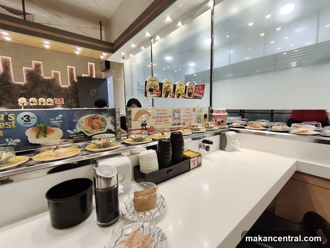 Sushi Express counter interior