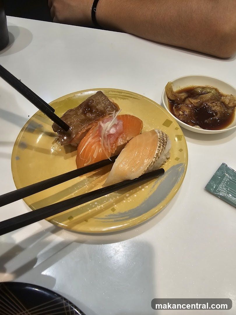 Sushi Plate with Chopsticks